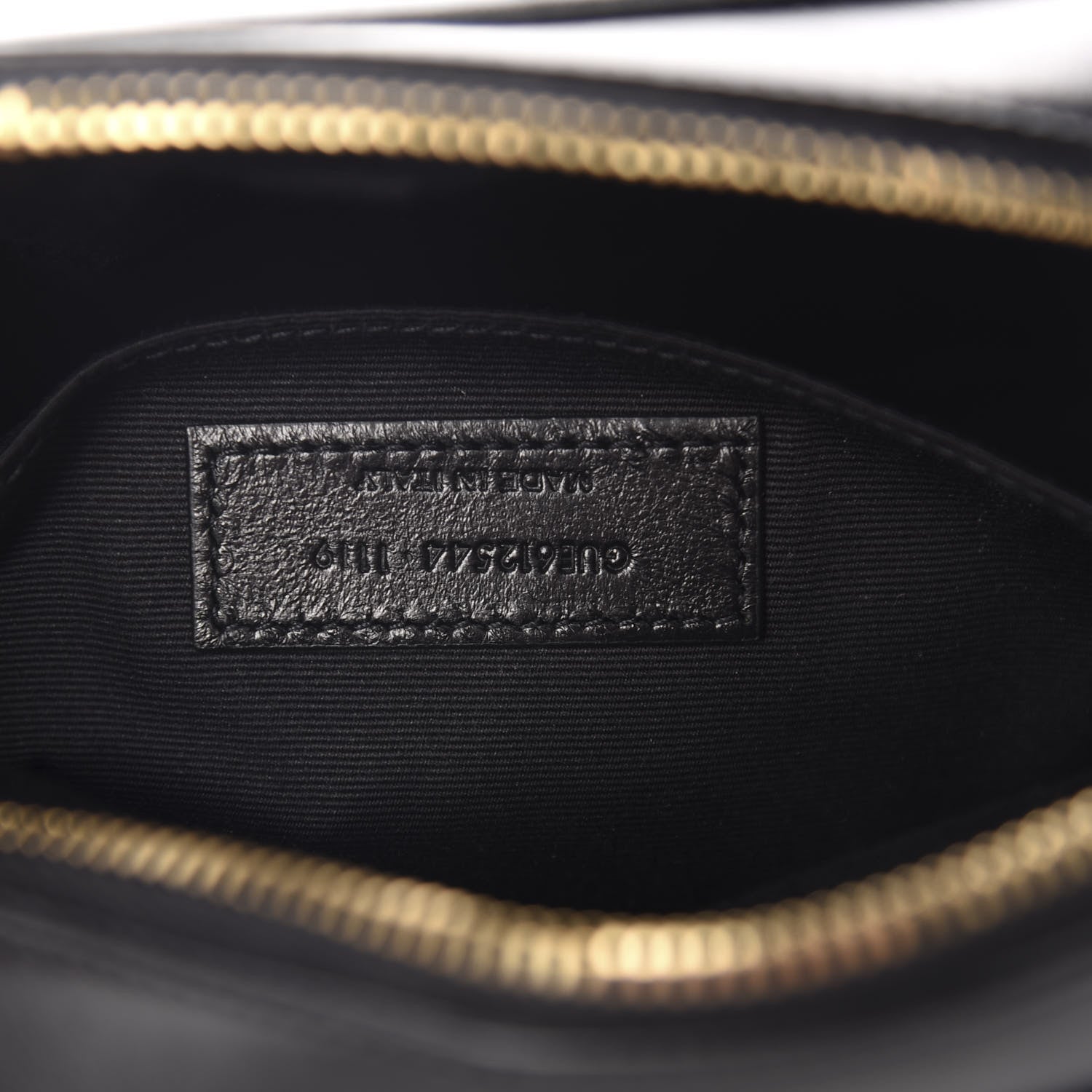Saint Laurent Calfskin Matelasse Monogram Lou Camera Bag Black 9 of 10