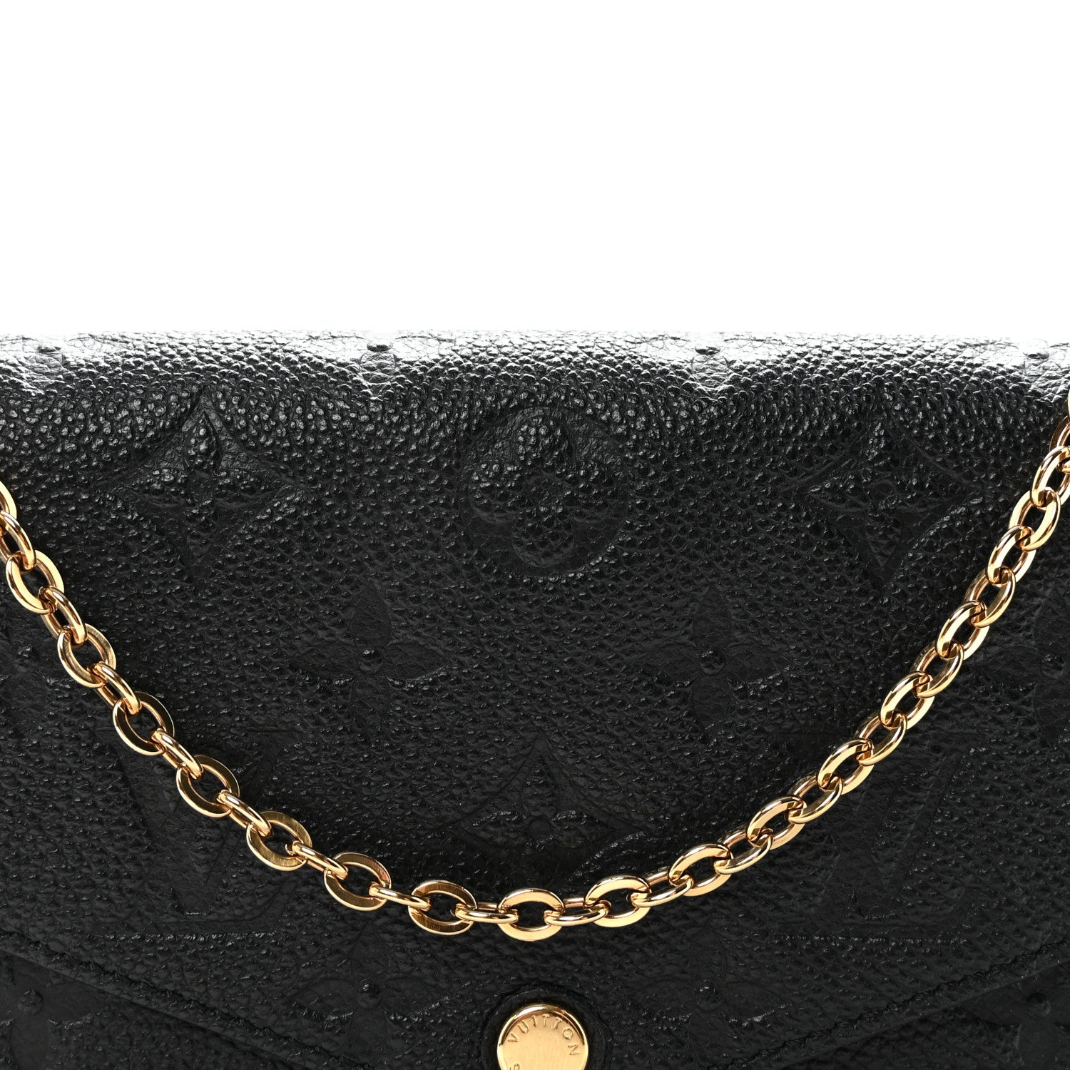 Louis Vuitton Empreinte Pochette Felicie Chain Wallet Black 8 of 10