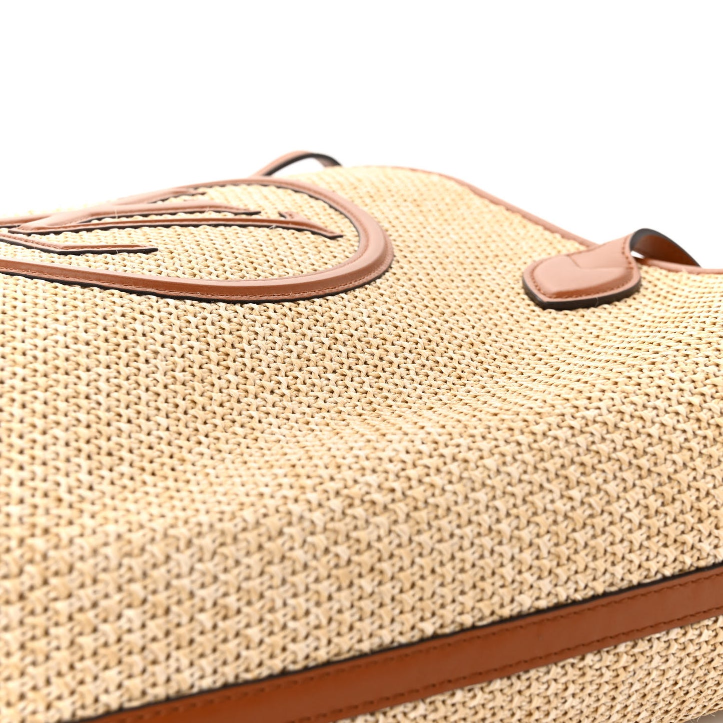 Raffia Saint Jacques Tote Caramel