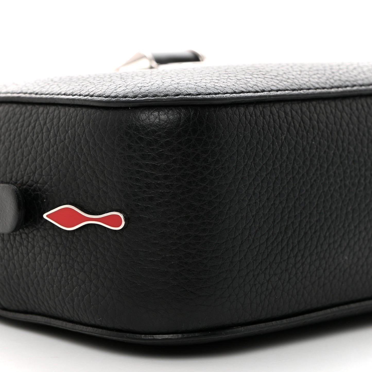 Empire Calfskin Mini Rubylou Crossbody Black Red