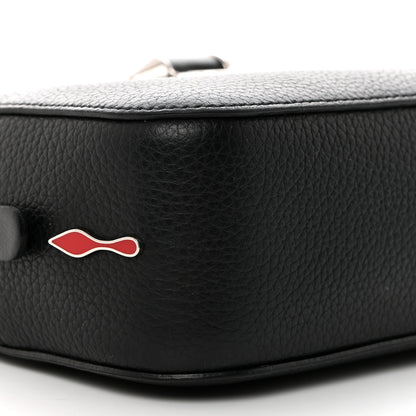 Christian Louboutin Empire Calfskin Mini Rubylou Crossbody Black Red 9 of 10