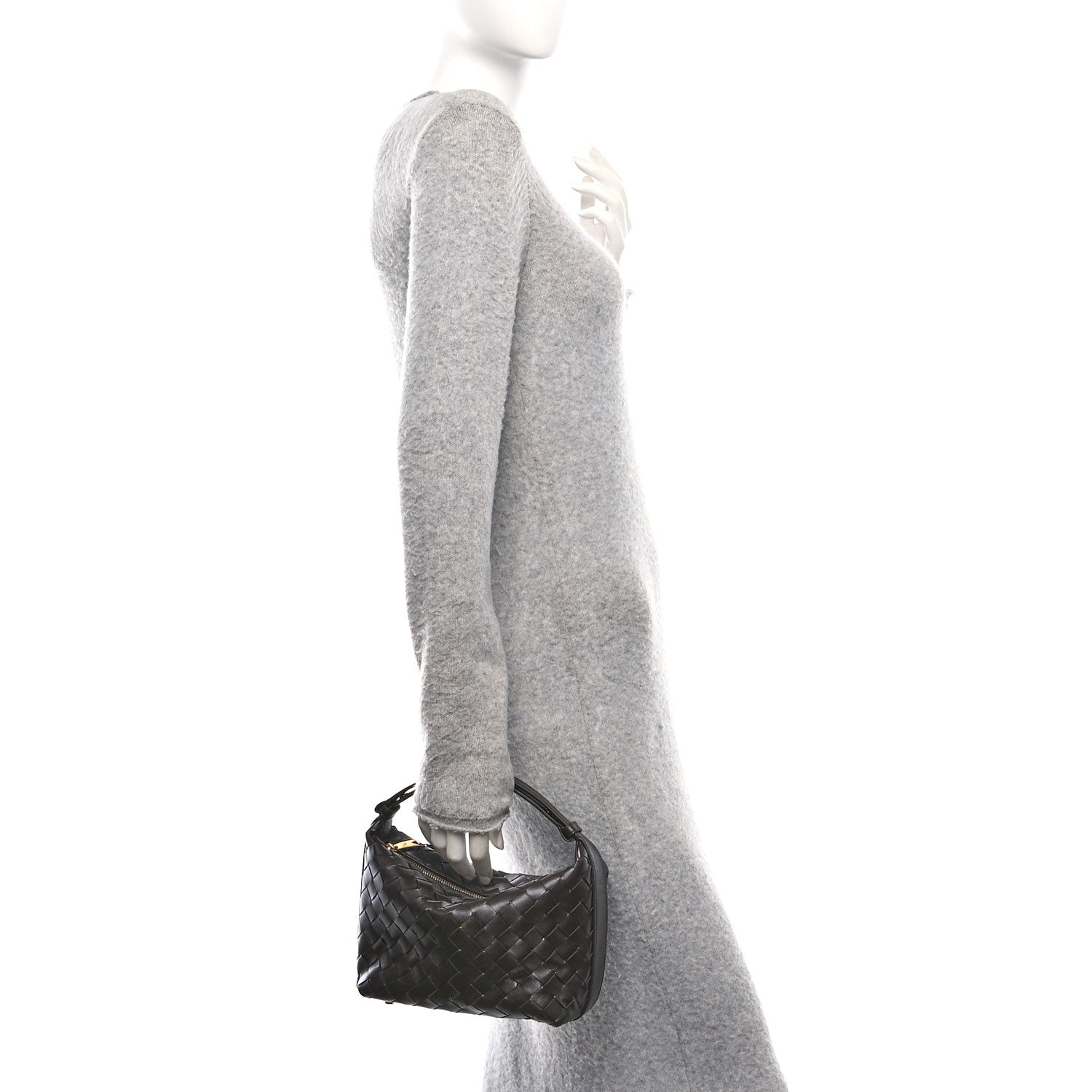 Bottega Veneta Calfskin Nappa Intrecciato Mini Wallace Fondant 2 of 10