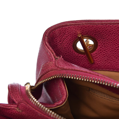 Chanel Caviar CC Shoulder Bag Pink 24 of 42