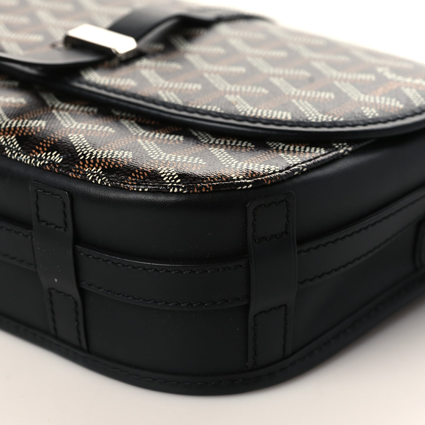 Goyardine Belvedere II PM Messenger Bag Black