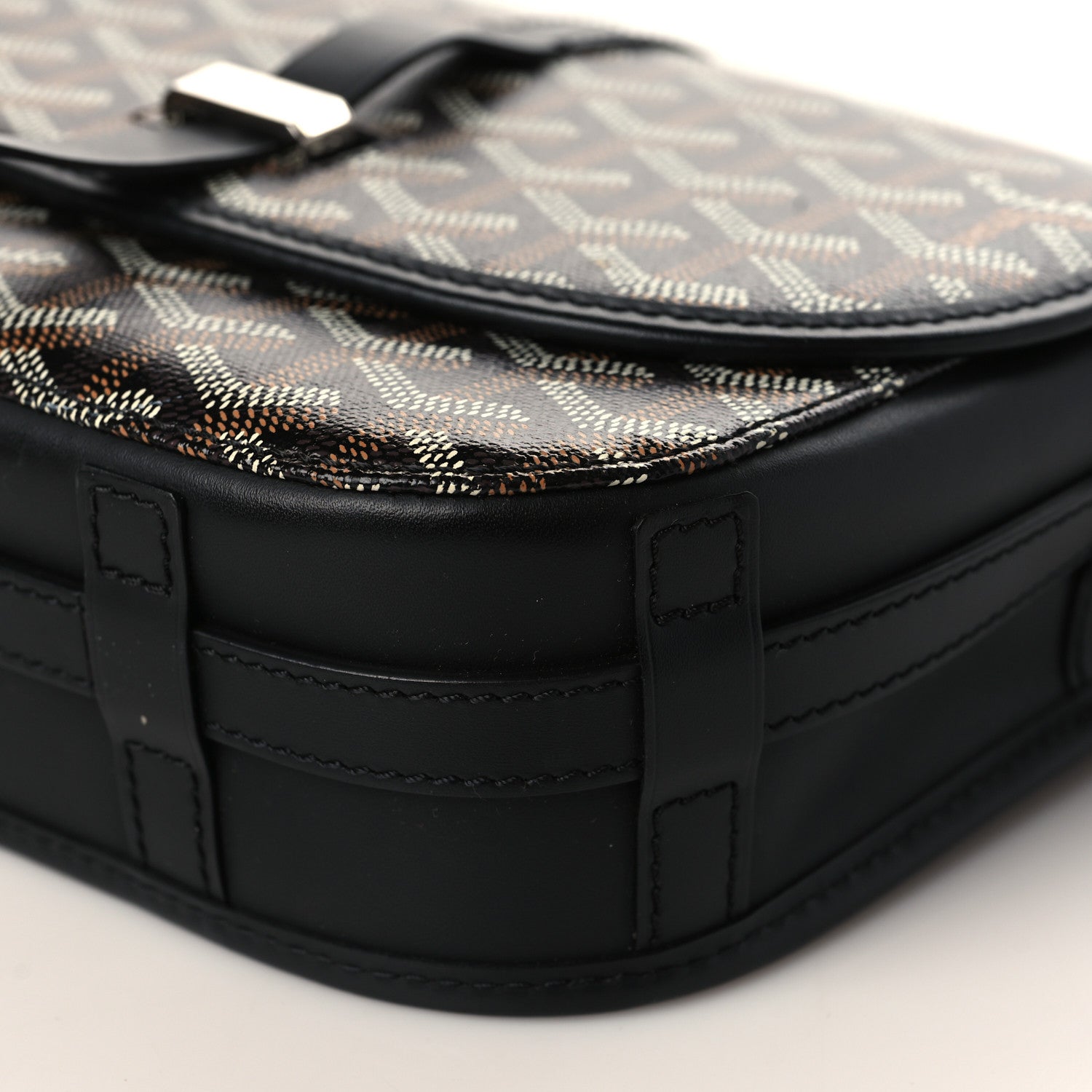 Goyard Goyardine Belvedere II PM Messenger Bag Black 8 of 8