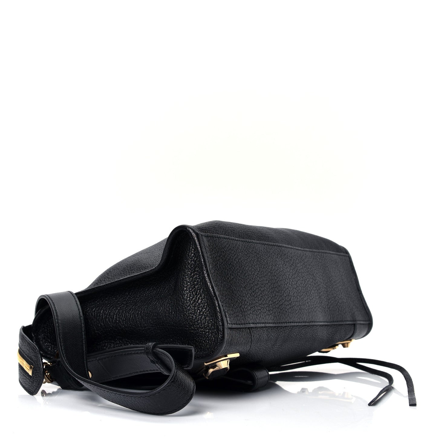 Chevre Gold Metallic Edge Hardware S City Black