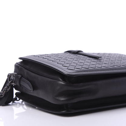 Bottega Veneta Nappa Intrecciato Medium Camera Shoulder Bag Black 8 of 10