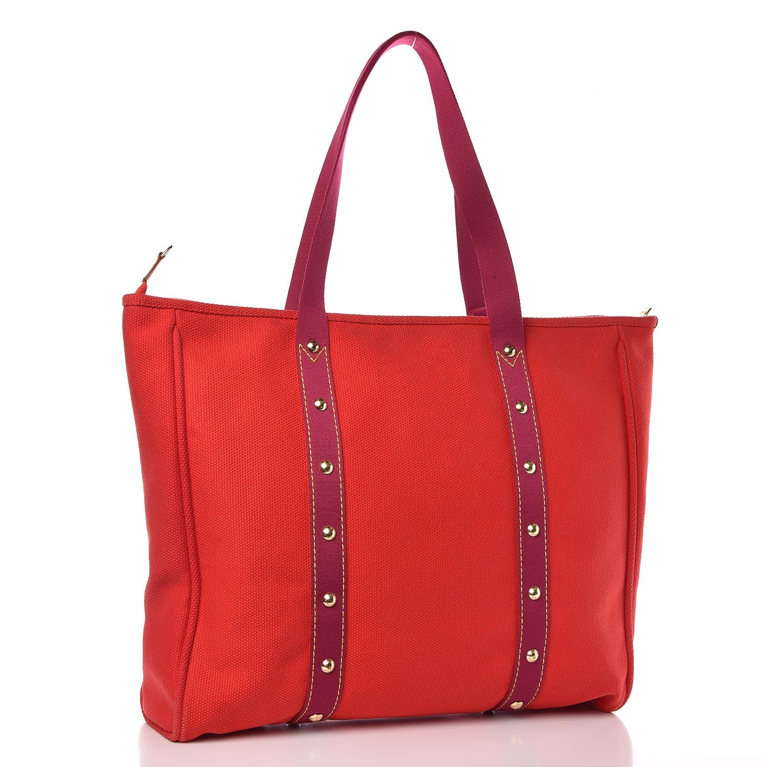 Louis Vuitton Antigua Cabas GM Red 3 of 8