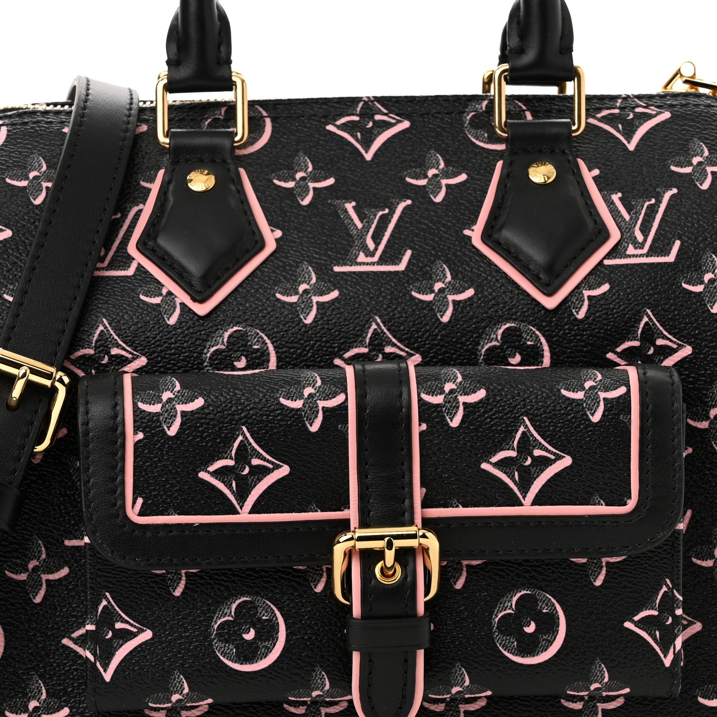 Monogram Fall for You Speedy Bandouliere 25 Black