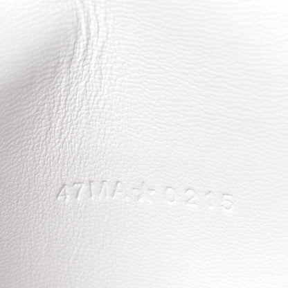 Christian Dior Calfskin Butterfly Printed Caro XS Wallet White Multicolor 7 of 8