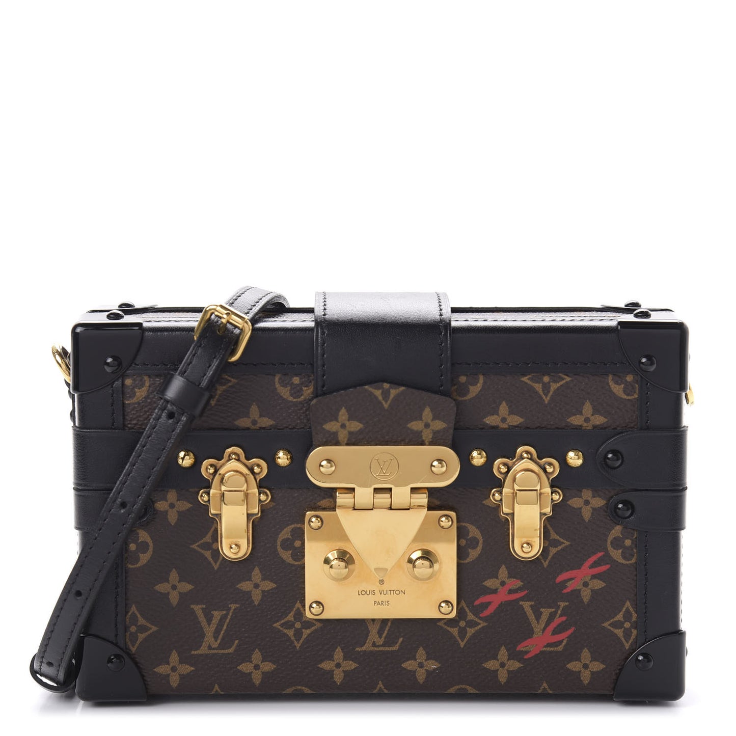 Monogram Petite Malle Black