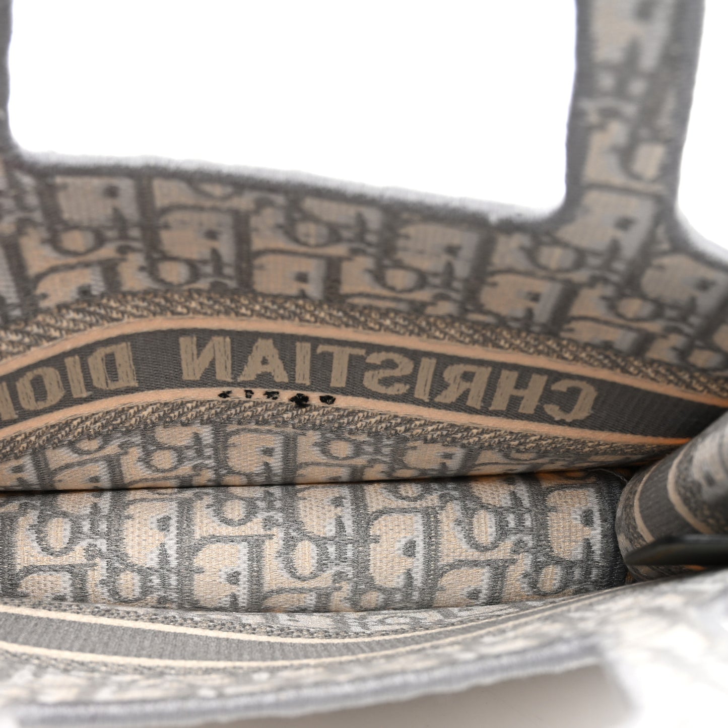 Oblique Mini Book Tote Grey Multicolor