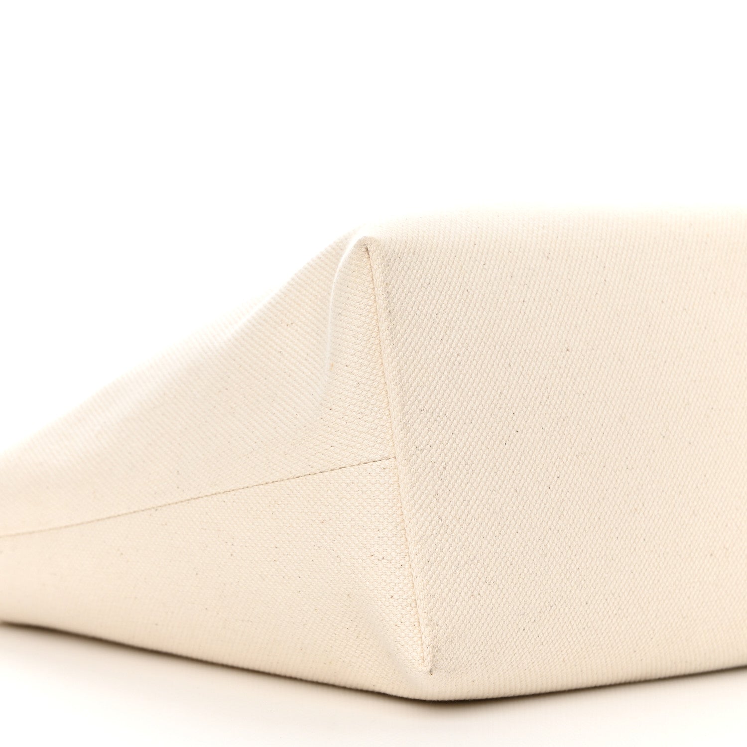 Celine Canvas Calfskin Horizontal Cabas Natural Tan 10 of 20