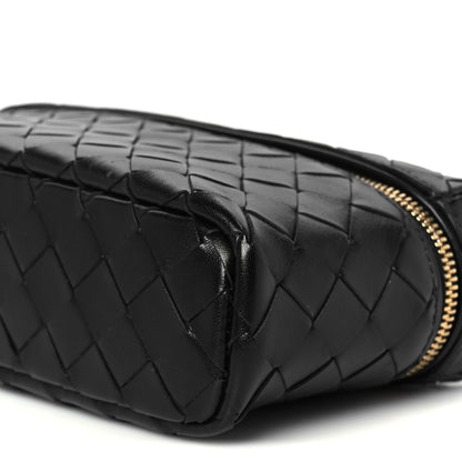 Bottega Veneta Calfskin Intrecciato Bang Bang Vanity Case Black 11 of 11
