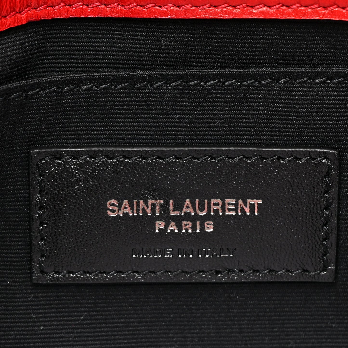 Lambskin Patchwork Monogram Small Jamie Red