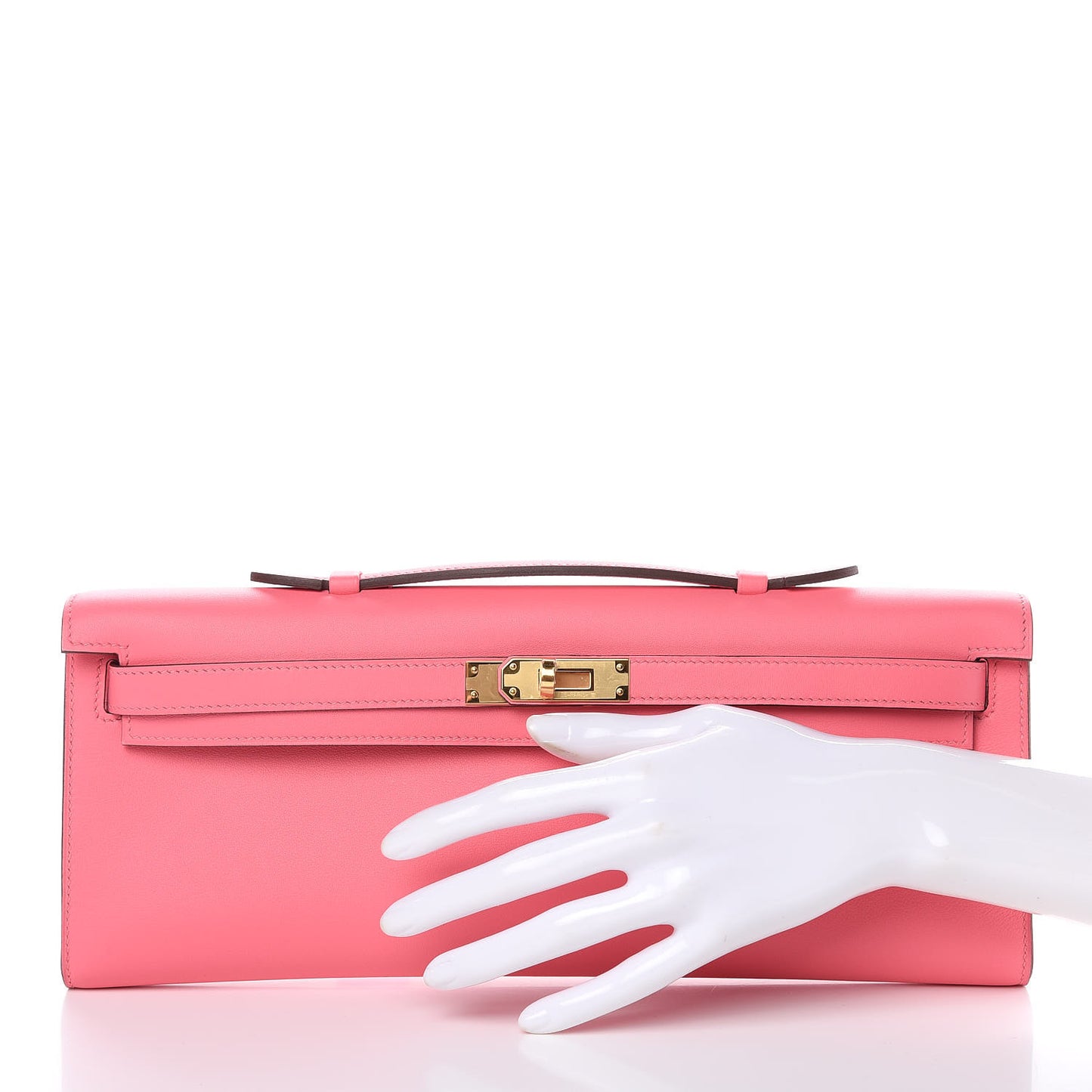 Swift Kelly Cut Clutch Pochette Rose Azalee