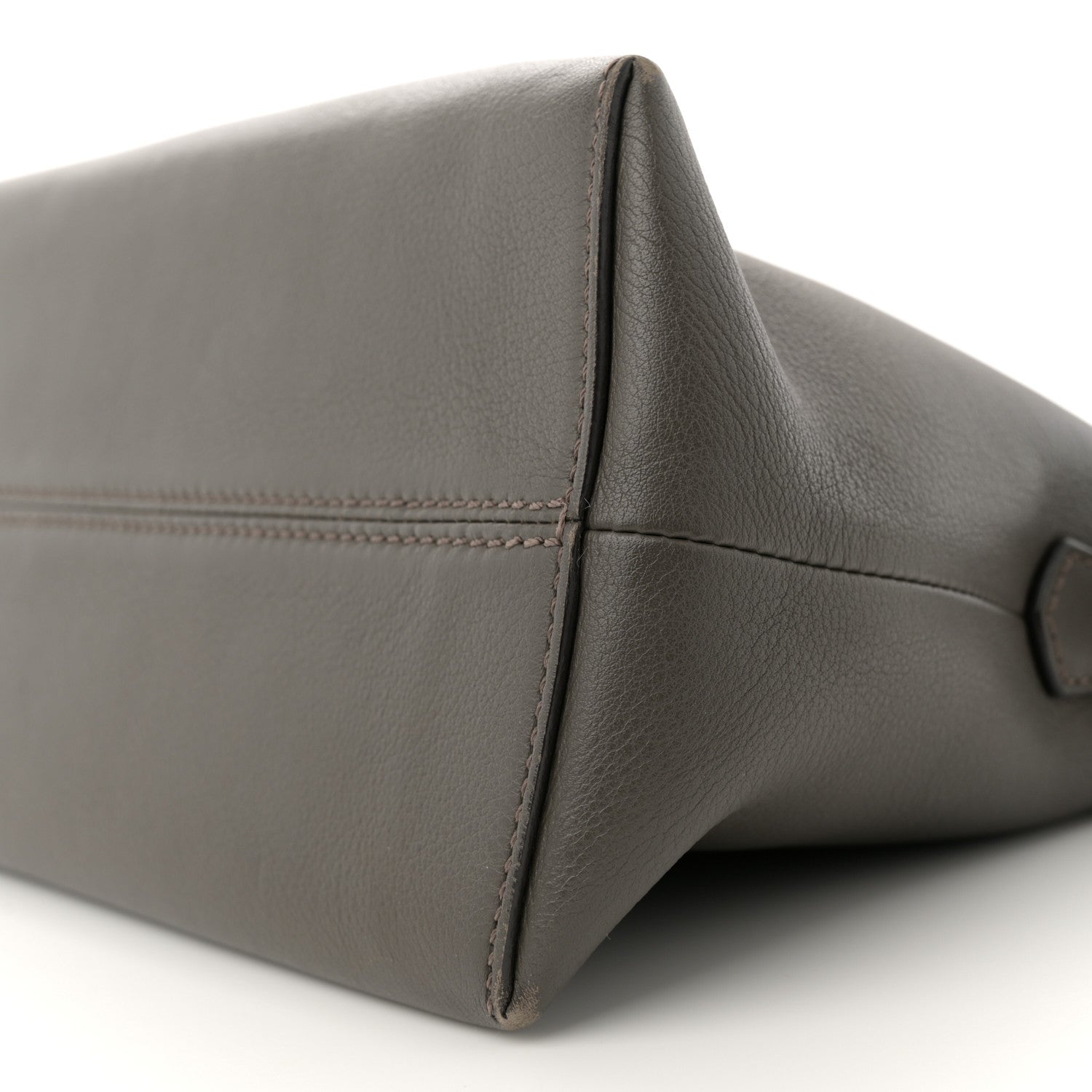 Fendi Vitello Dolce 4 Color Medium By The Way Boston Bag Carbone Grigio Polvere Multicolor 11 of 12