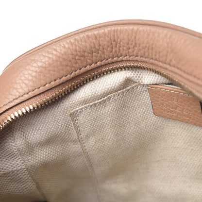 Gucci Pebbled Calfskin Small Soho Disco Bag Camelia 8 of 18