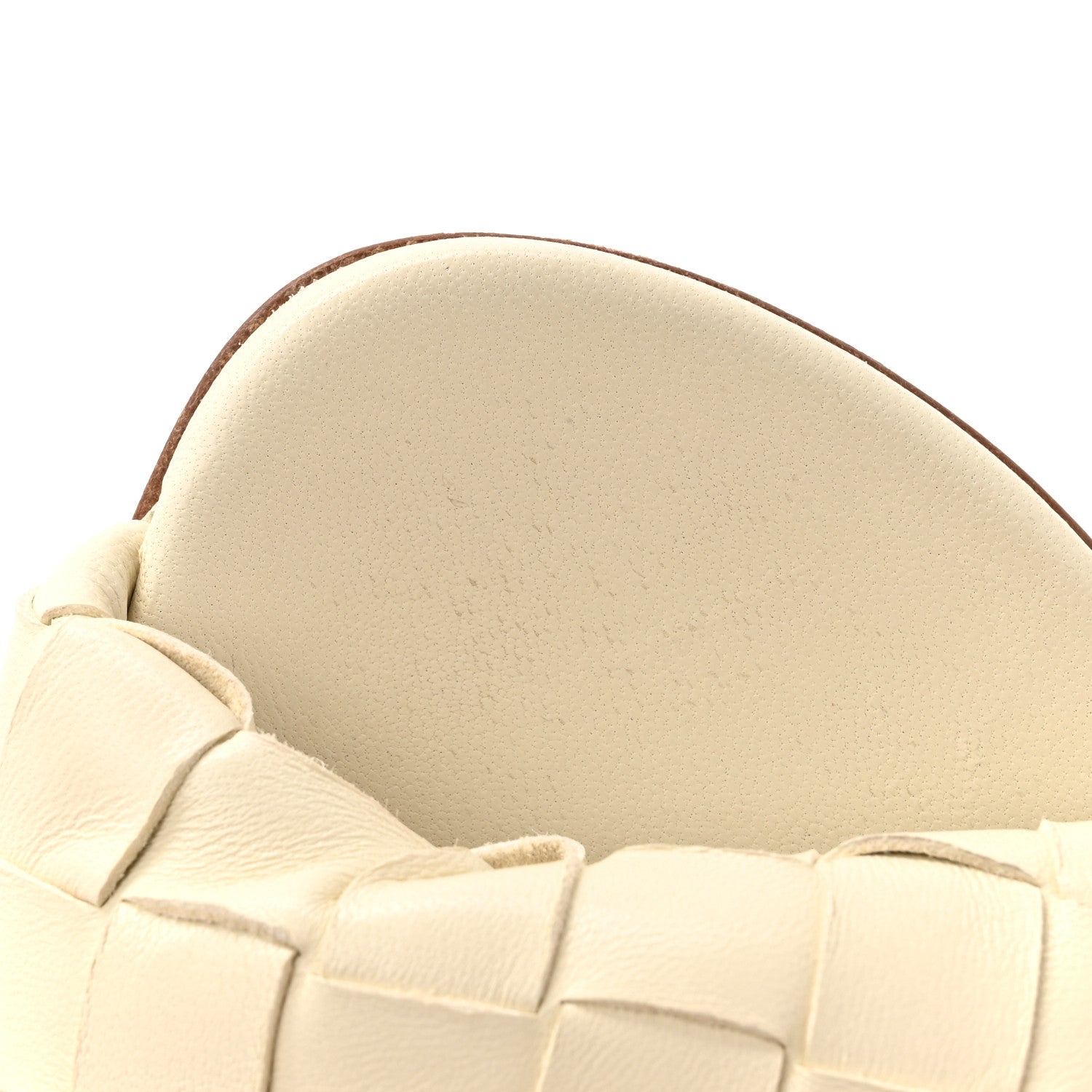 Bottega Veneta Nappa Twisted Intrecciato Blink Flat Mule Sandals 40 Sea Salt 9 of 9