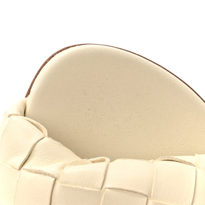 Bottega Veneta Nappa Twisted Intrecciato Blink Flat Mule Sandals 40 Sea Salt 9 of 9