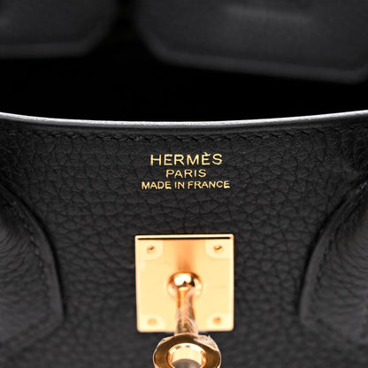 Hermes Togo Birkin 25 Black 6 of 11