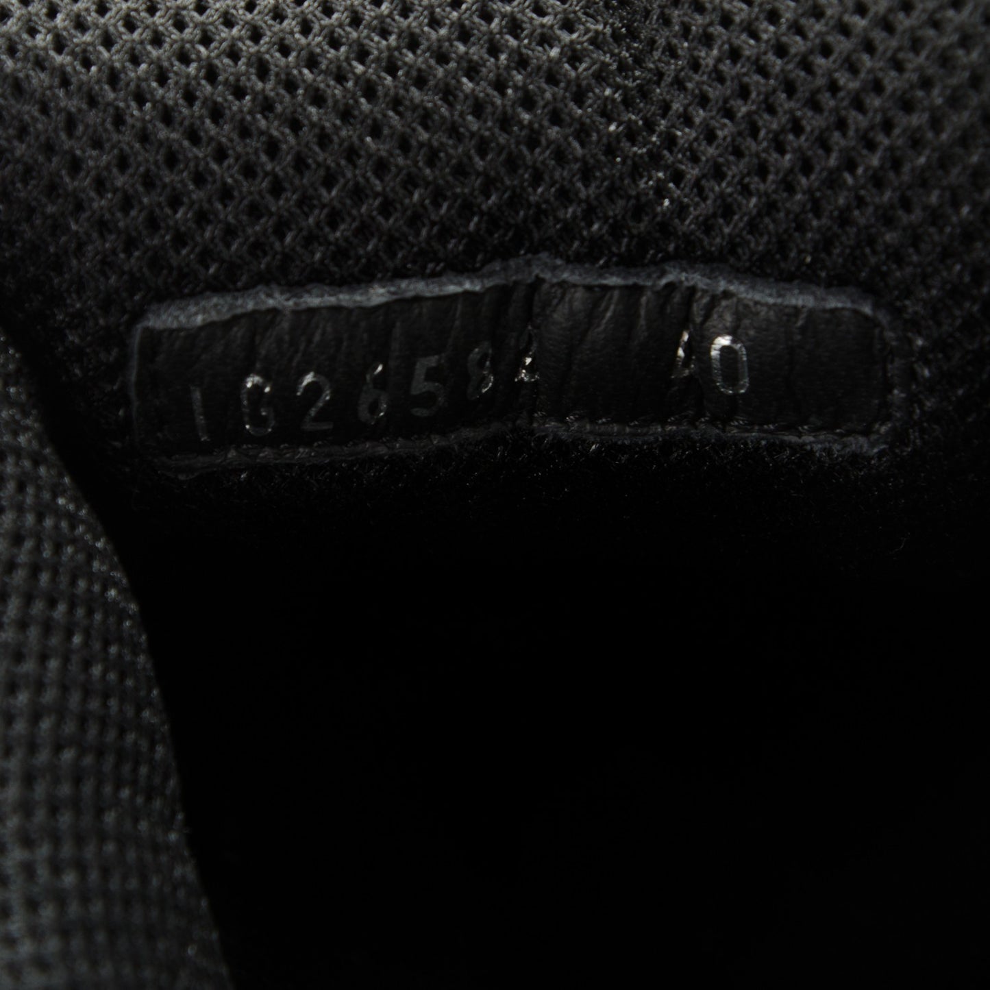 Suede Calfskin CC Sneakers 40 Black Navy