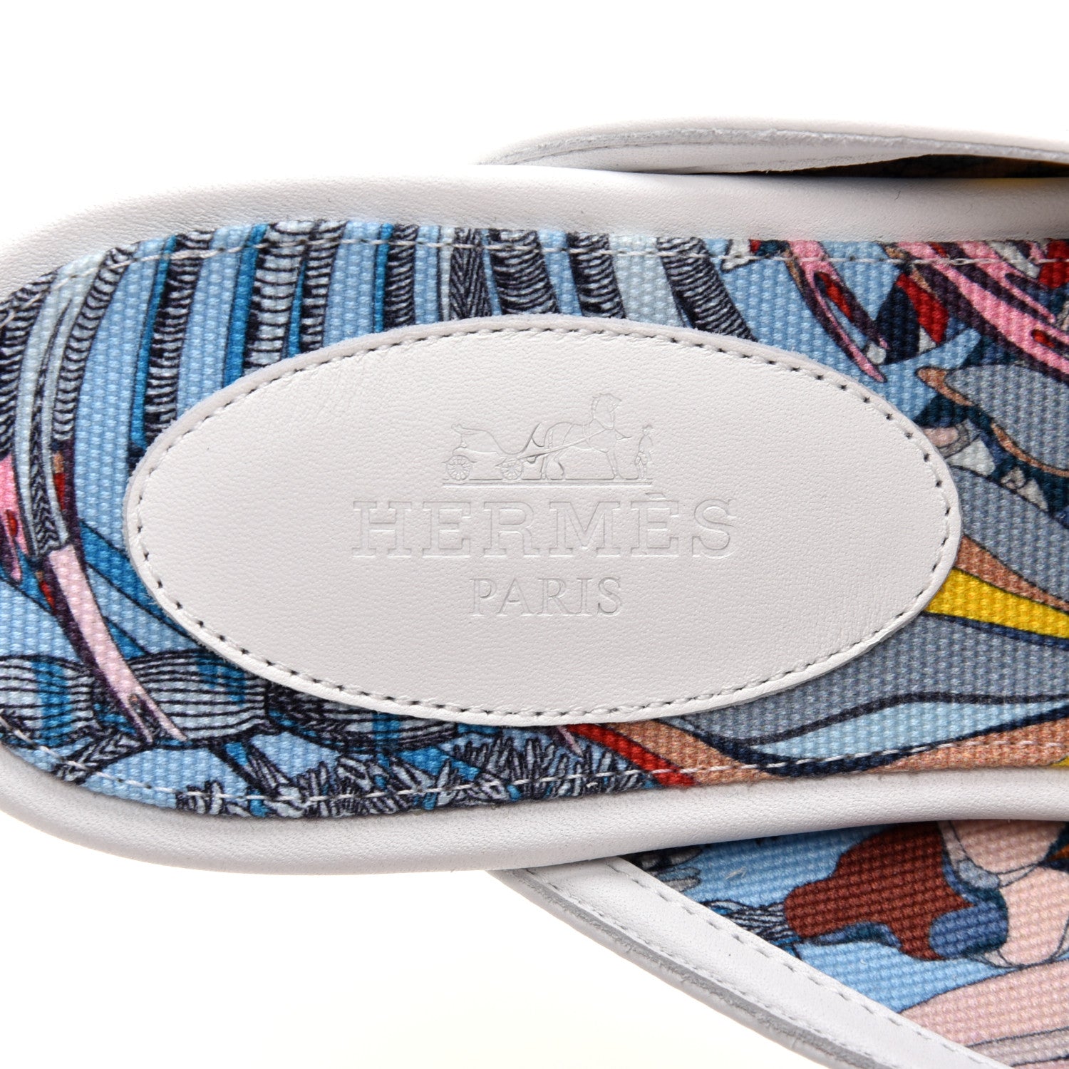 Hermes Calfskin Oz Mules 36 White 7 of 9
