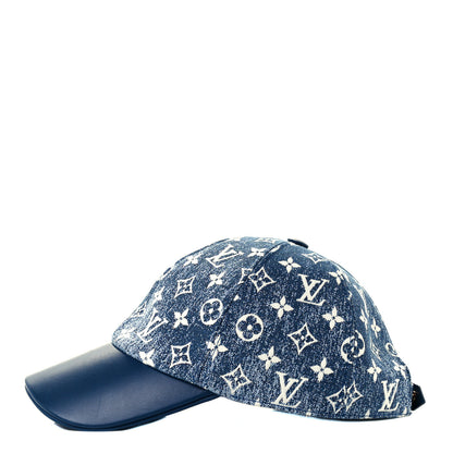 Louis Vuitton Monogram Jacquard Cap L Blue 3 of 9