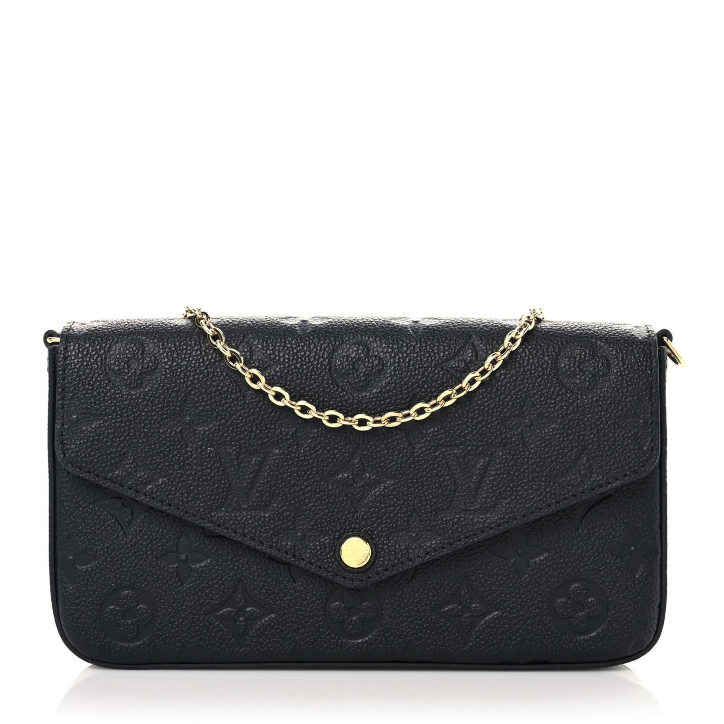 Empreinte Pochette Felicie Chain Wallet Black