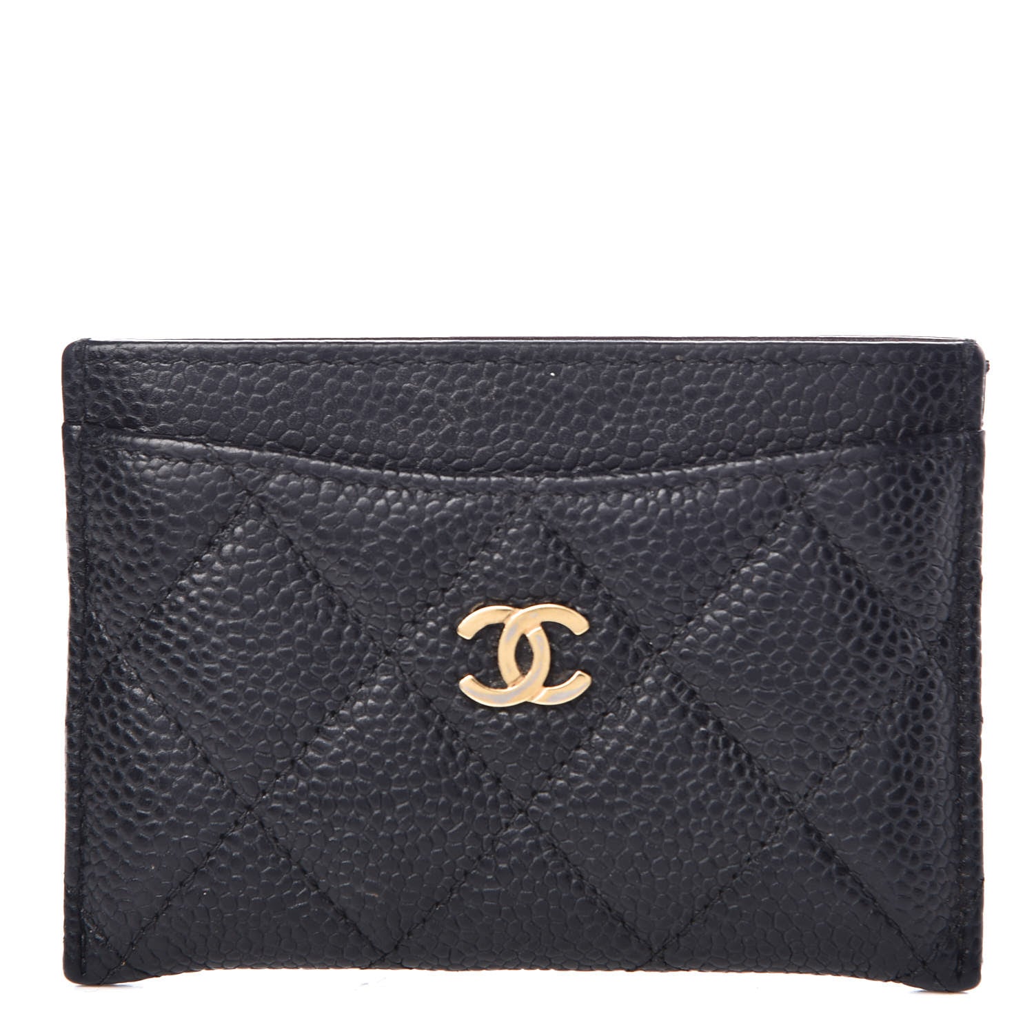 Chanel Caviar Quilted Card Holder Black 1 of 9