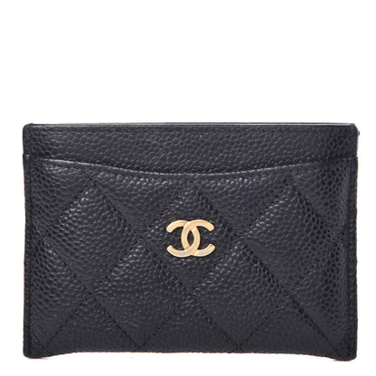 Chanel Caviar Quilted Card Holder Black 1 of 9