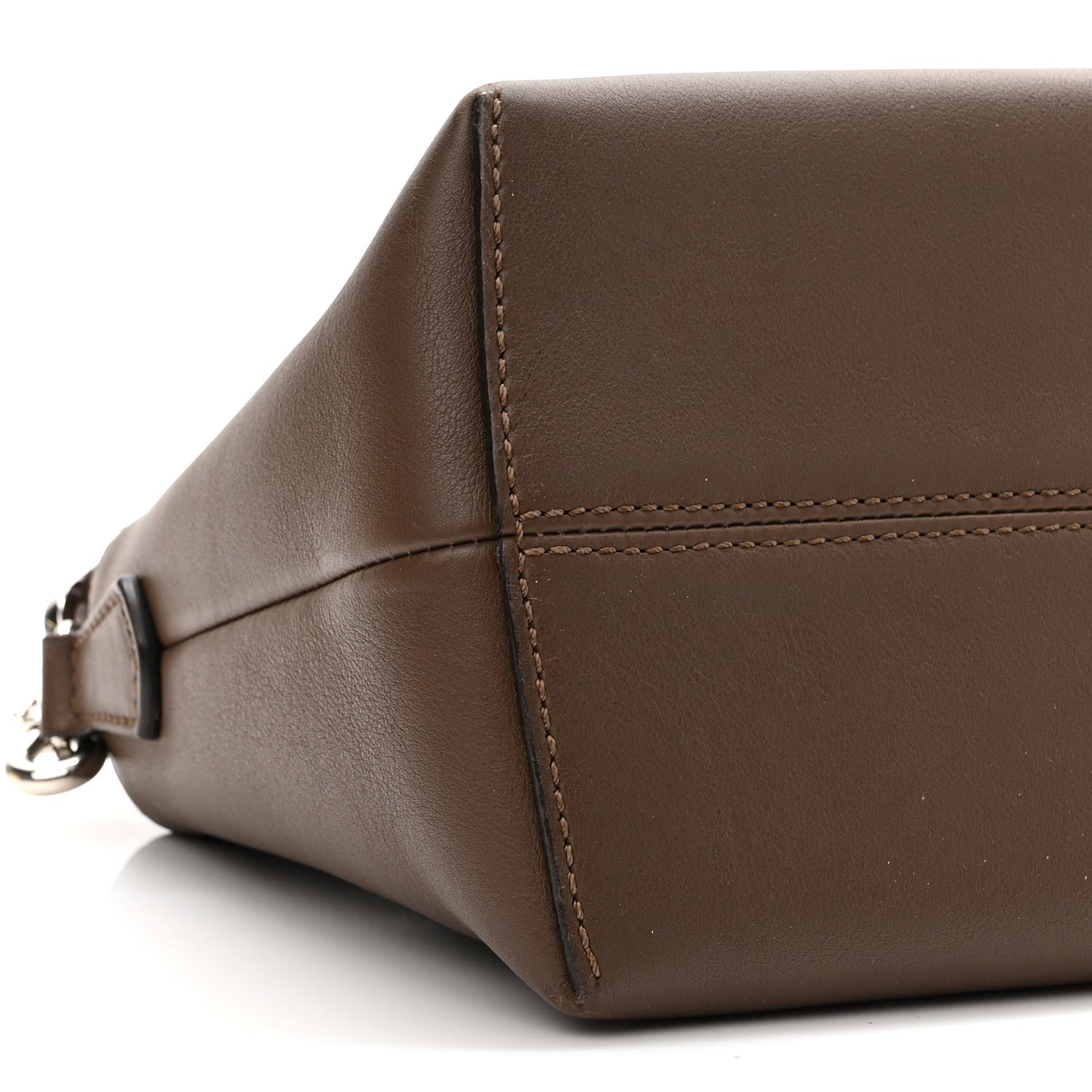 Fendi Vitello Dolce Bi-Color FF 1974 Embossed Medium By The Way Boston Bag Maya Black 10 of 13