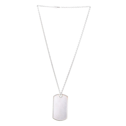 Gucci Sterling Silver Dog Tag Necklace 3 of 7