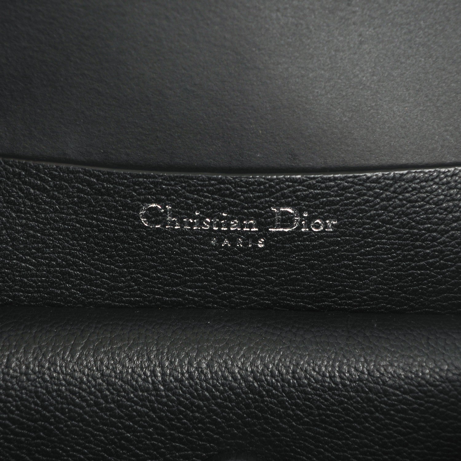 Christian Dior Supple Grained Calfskin Large Open Bar Tote Black 8 of 12
