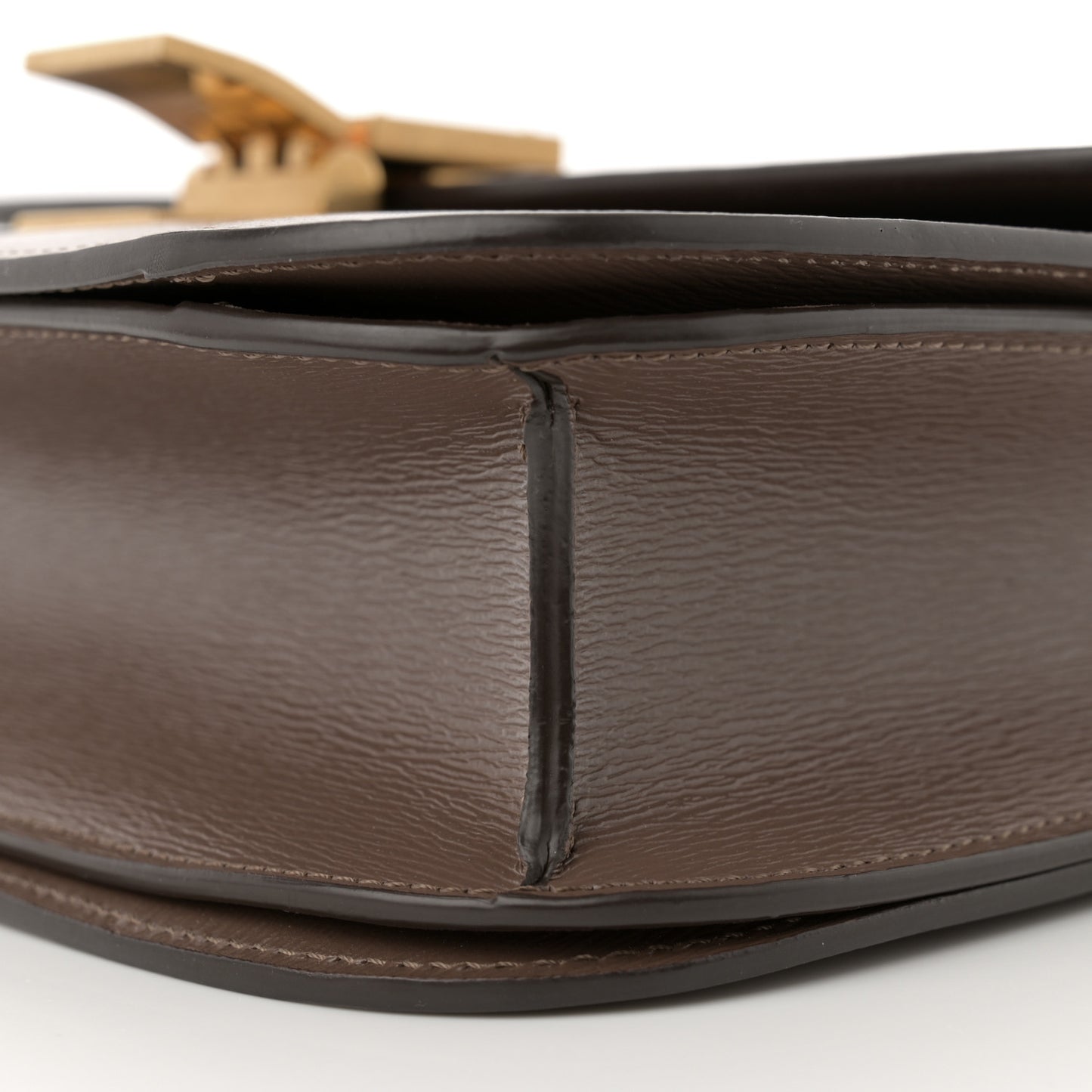 Liege Calfskin Medium Classic Box Flap Bag Glazed Nut