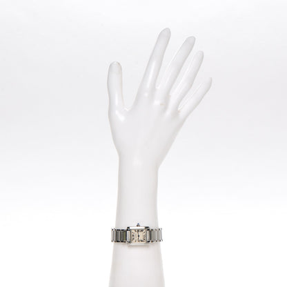 Cartier Stainless Steel 20mm Tank Francaise Quartz Watch 2 of 8