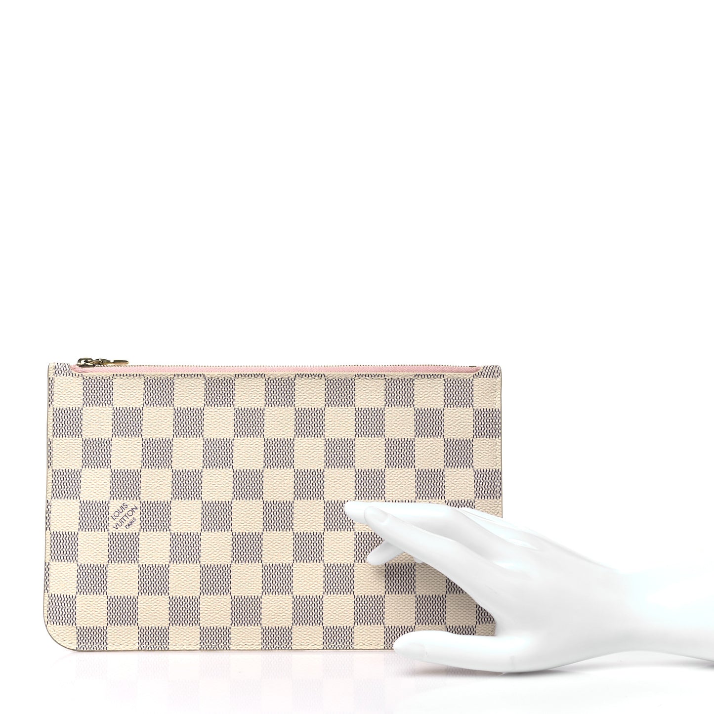 Damier Azur Neverfull MM GM Pochette Rose Ballerine