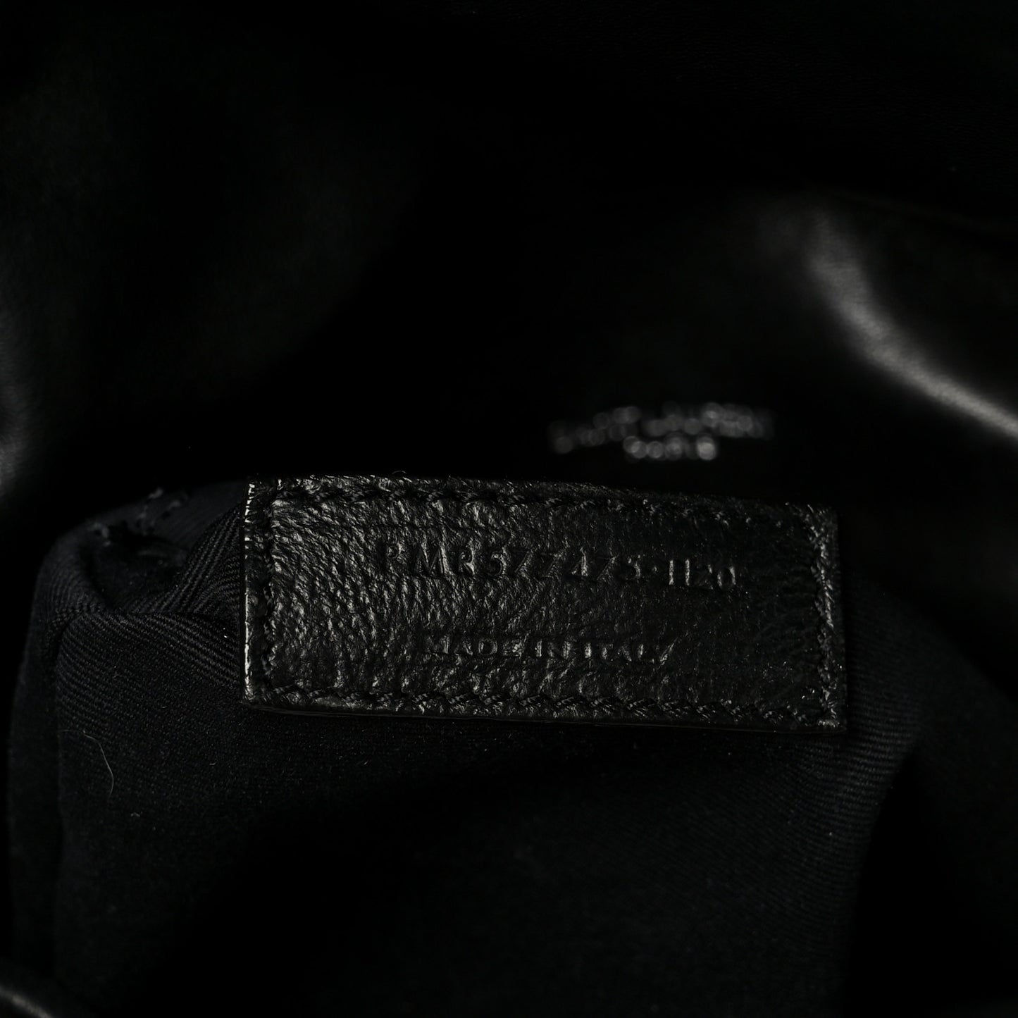 Lambskin Quilted Medium Loulou Puffer Monogram Chain Satchel Black