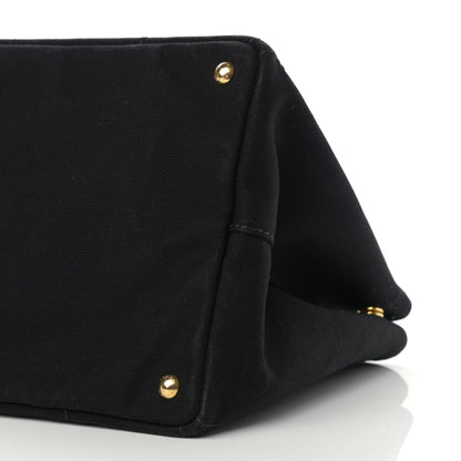 Prada Canapa Logo Tote Black 11 of 12