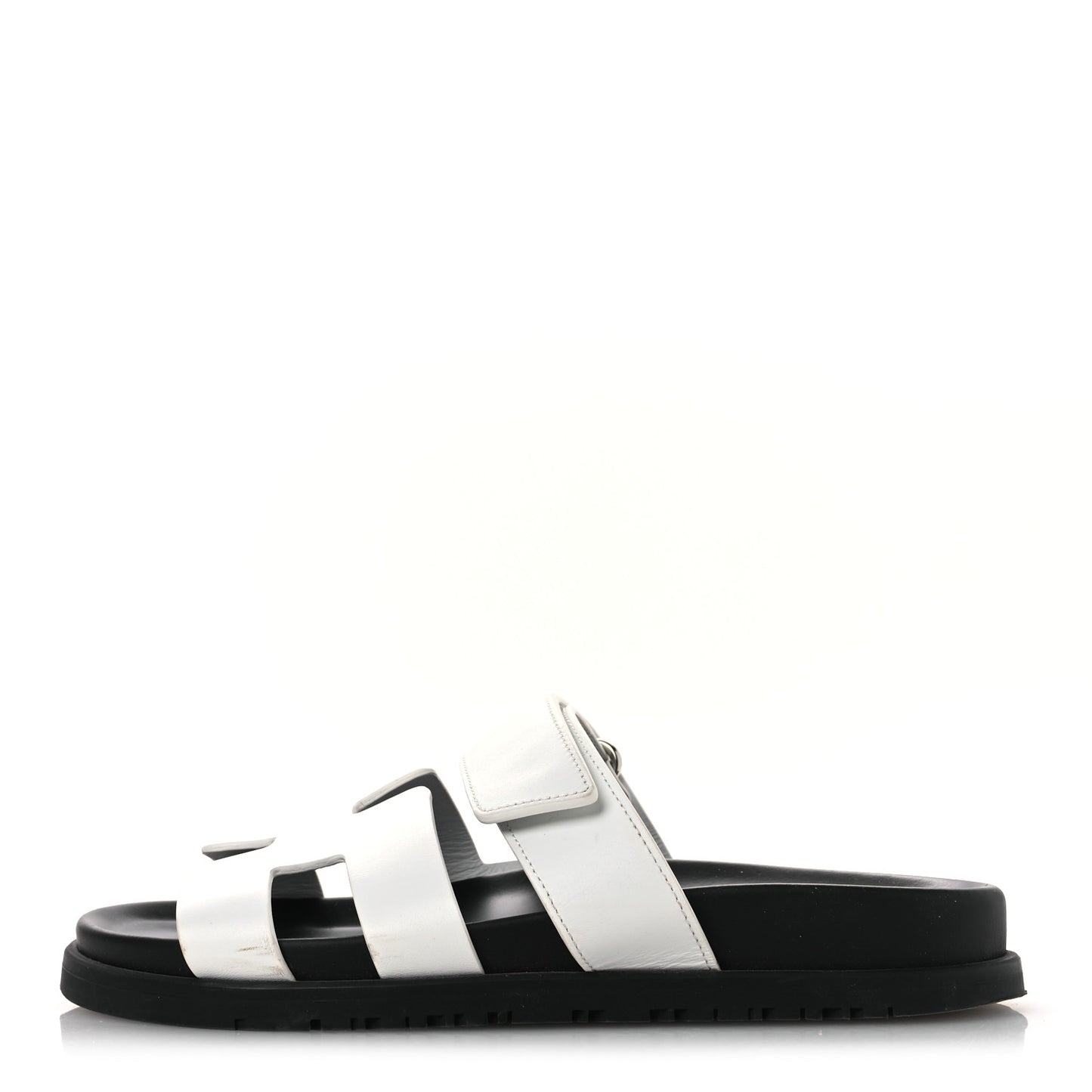 Calfskin Womens Chypre Sandals 36.5 White