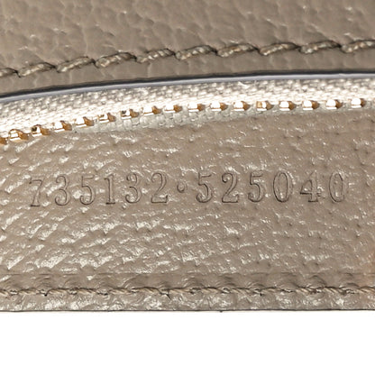 Gucci GG Supreme Monogram Textured Dollar Calfskin Web Small Ophidia GG Handbag Beige Mystic White Oatmeal 7 of 11