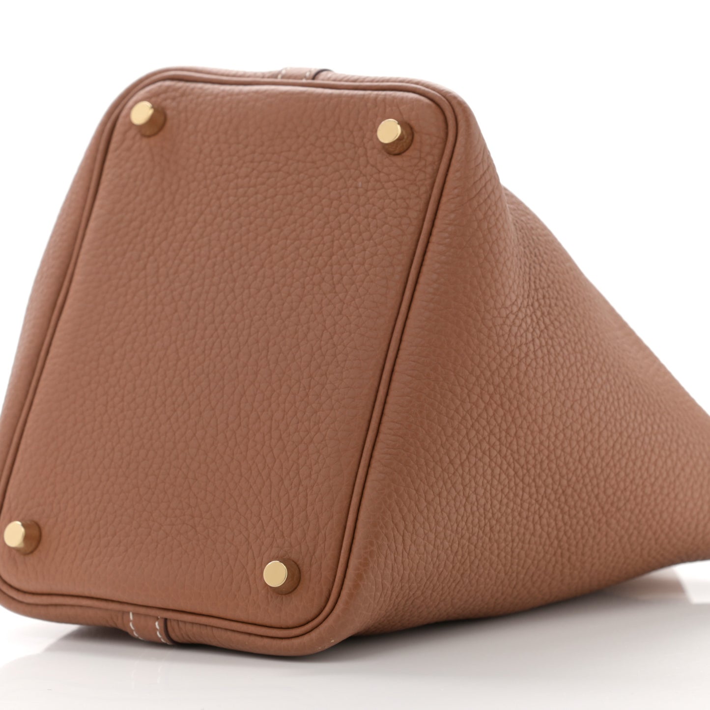 Taurillon Clemence Picotin Lock 18 PM Gold