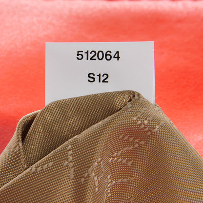 Stella McCartney Shaggy Deer Falabella Fold Over Clutch Orange 8 of 9