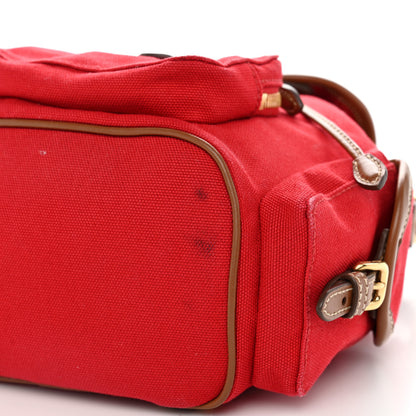 Miu Miu Canapa Soft Calfskin Mini Backpack Rosso Brandy 10 of 12