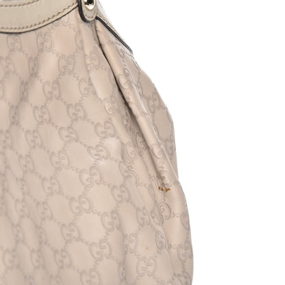 Gucci Guccissima Medium Sukey Tote Mystic White 9 of 10