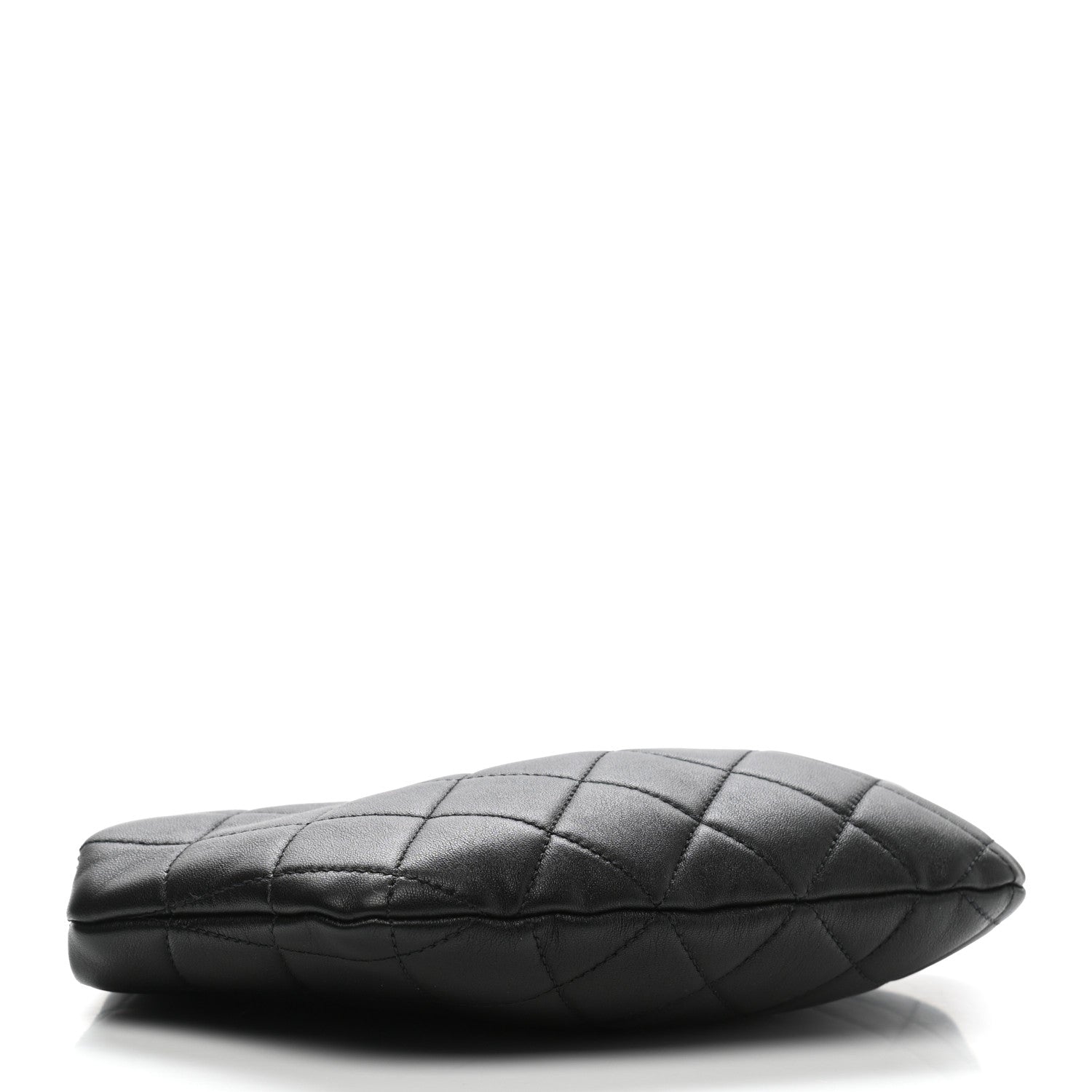 Chanel Lambskin Quilted Pearl Crown Clutch Bag Black 4 of 11