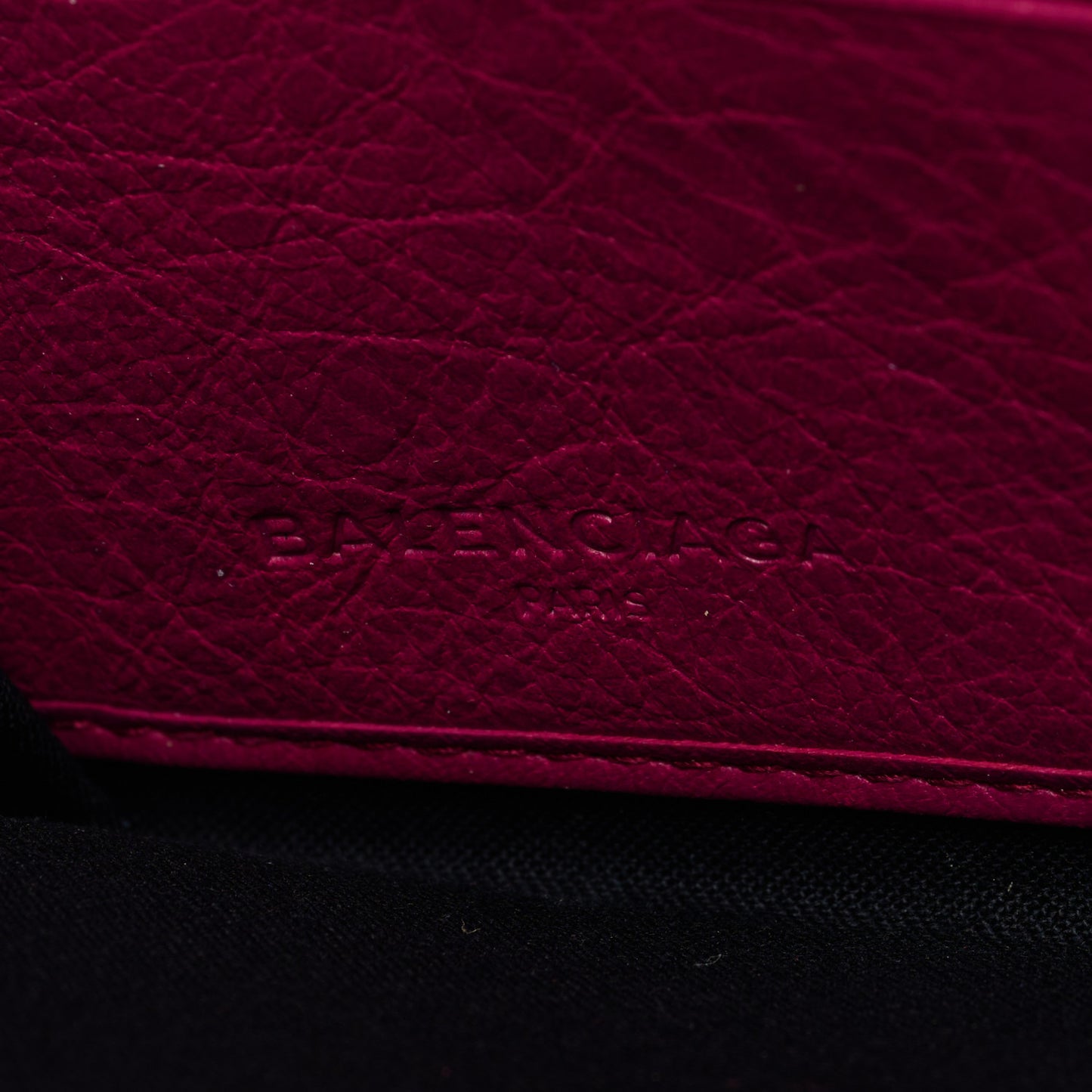 Agneau Classic Gold Hardware Continental Zip Around Wallet Rose Dahlia