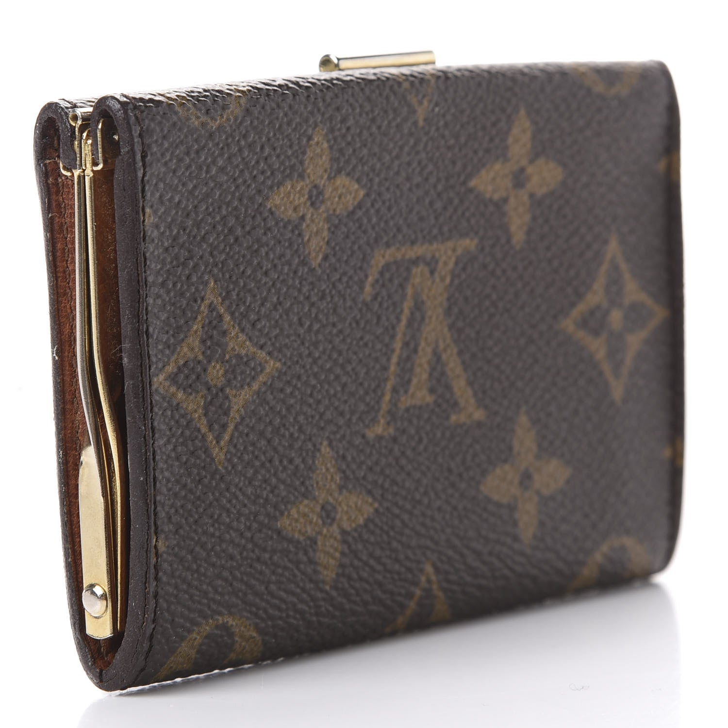 Louis Vuitton Monogram French Kiss Lock Coin Purse 3 of 10