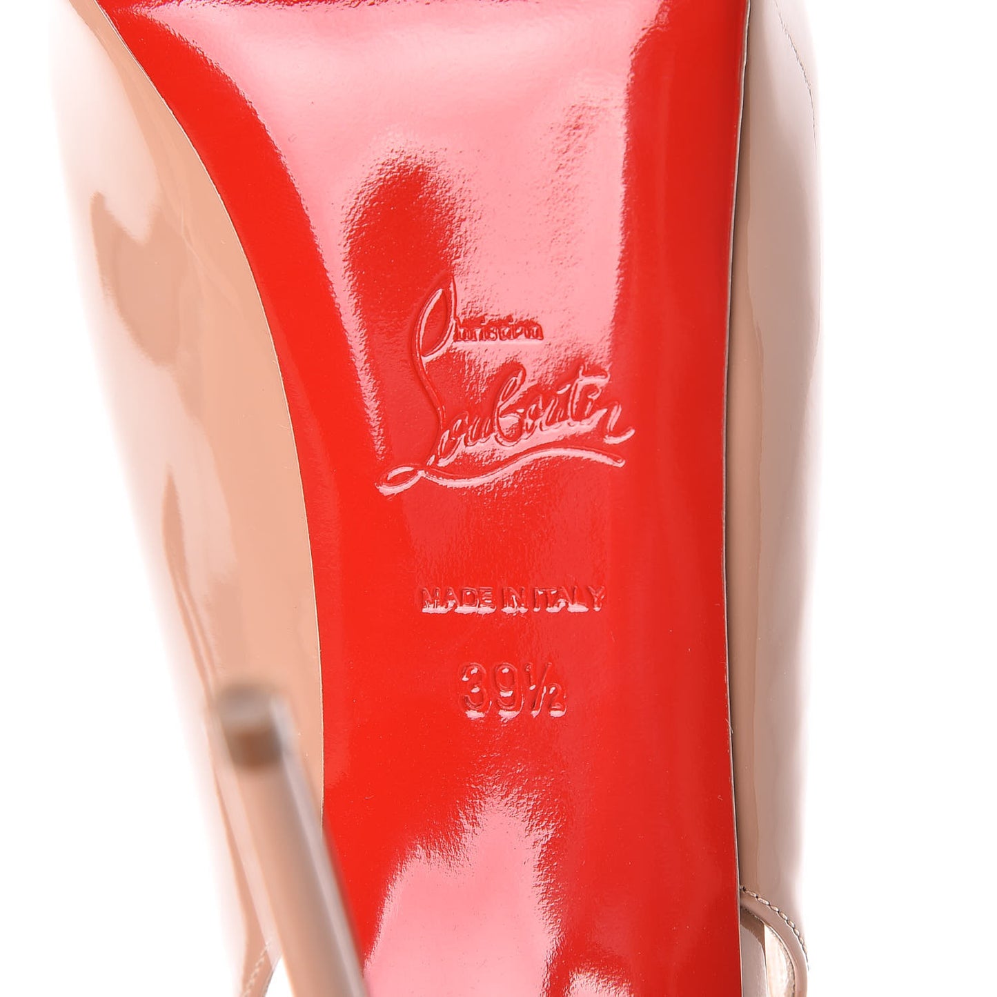 Patent Private Number 120 Pumps 39.5 Nude