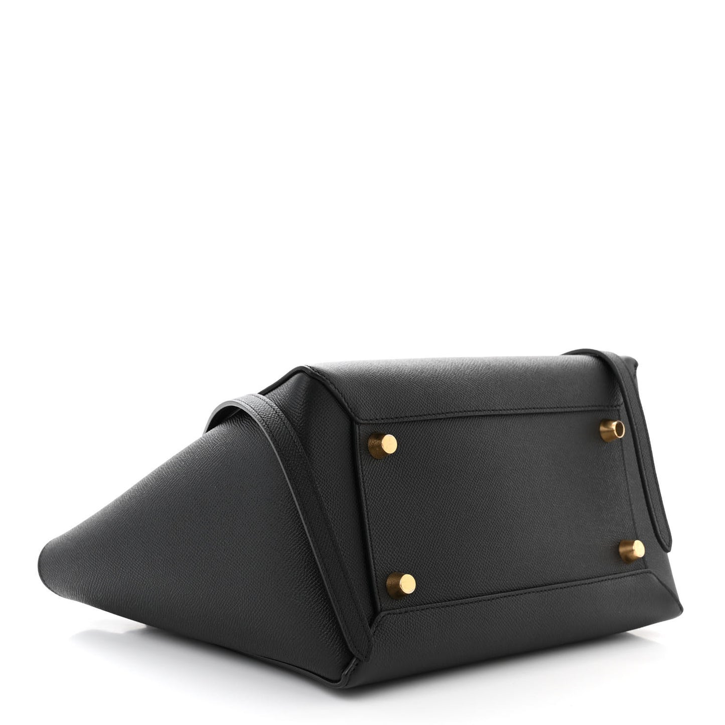 Grained Calfskin Mini Belt Bag Black
